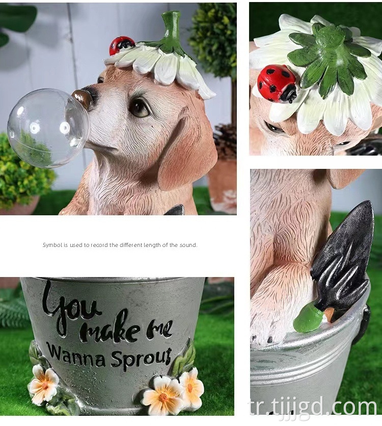 Courtyard Resin Decorations